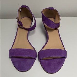 Lillian Suede Low Wedges - J.CREW Sandal